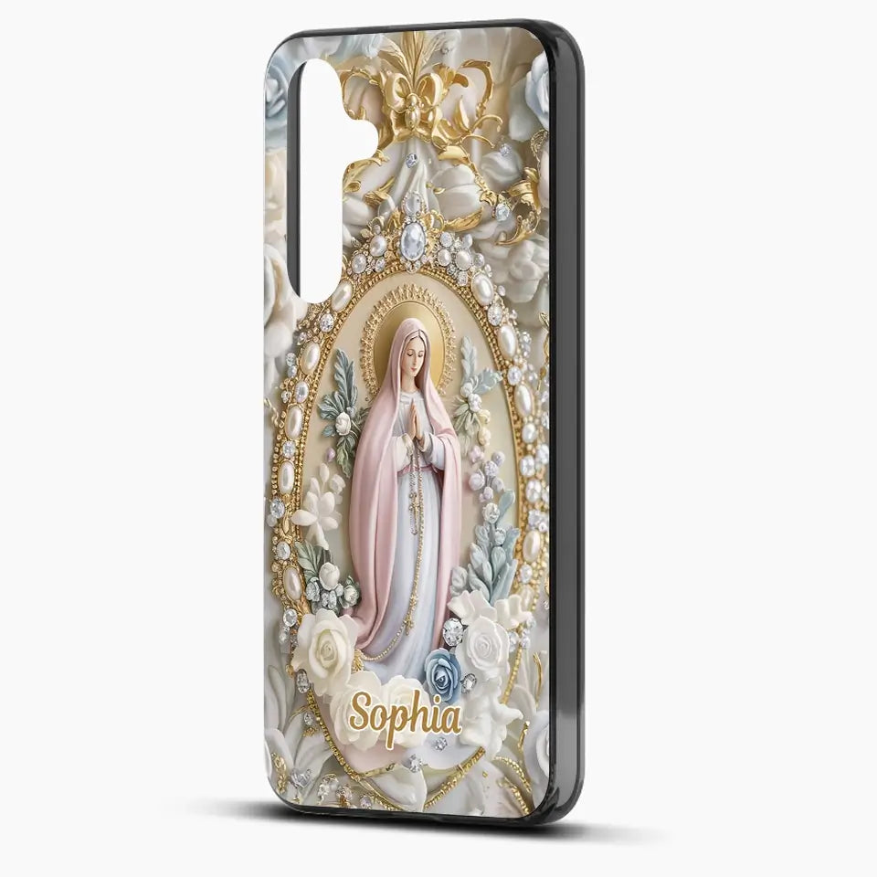 In Love and Faith Forever United – Family Personalized 3D Inflated Effect Clear Phone Case, Custom Gift for Yourself, Best Friends, Siblings & Family Members