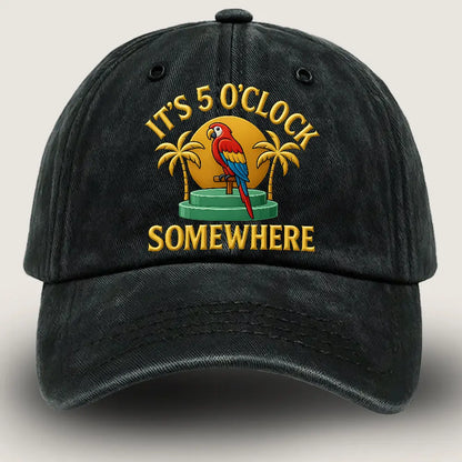 It's 5 O Clock Somewhere Hat for Old People. Old Person Hat