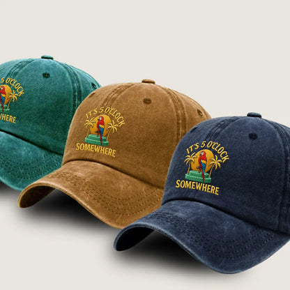 It's 5 O Clock Somewhere Hat for Old People. Old Person Hat