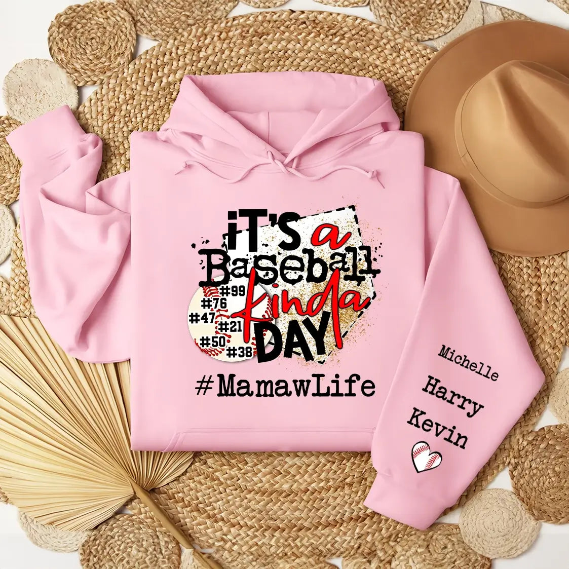 Its a Baseball Kinda Day - Personalized Mamawlife Sweatshirt