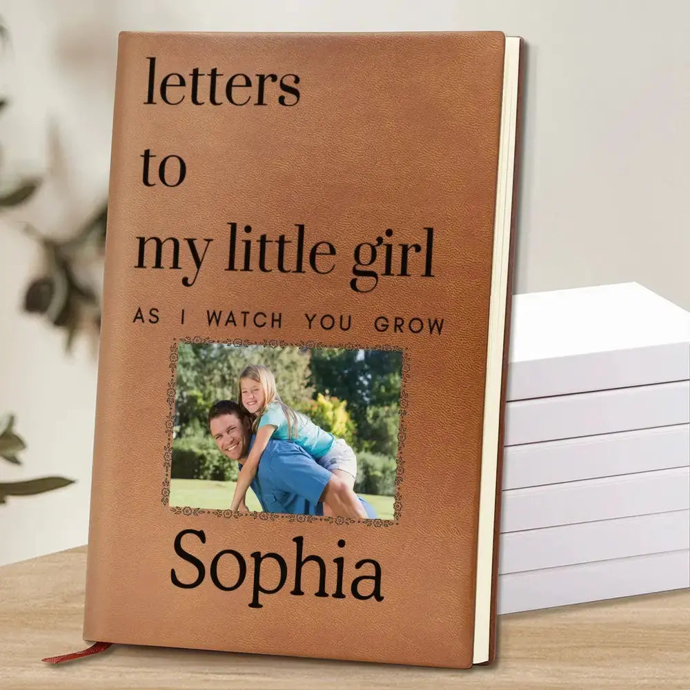 Letters to My Child – Personalized Leather Journal Gift - Duconspace