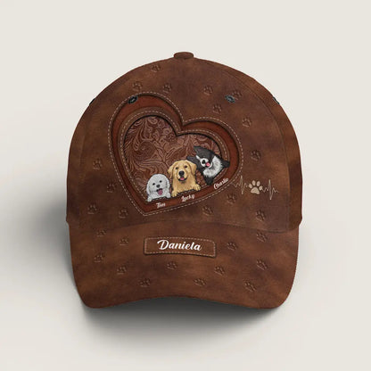 Life Is Better With Dogs and Cats - Personalized Custom Classic Cap, Perfect Gift for Pet Owners and Animal Lovers