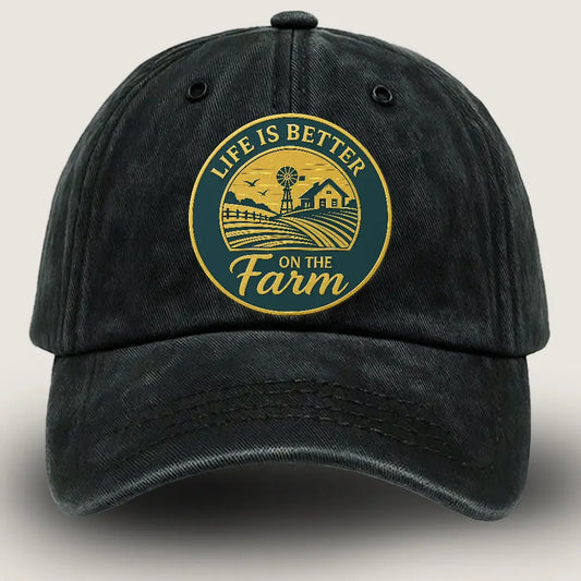 Life is Better on the Farm - Farmer Hat, the Farmer Hats