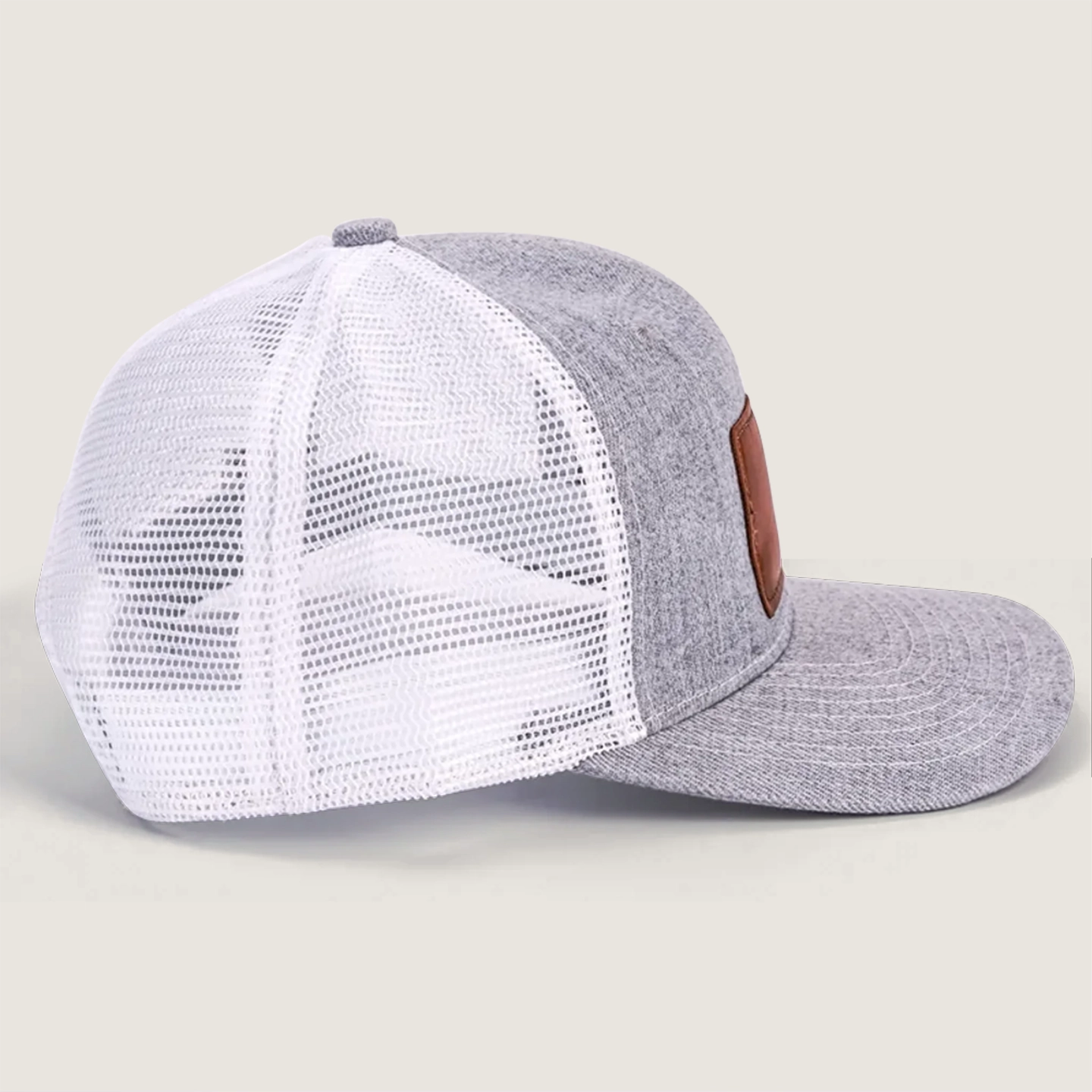 Limited Edition Dad Hat – Leather Patch Trucker Cap, Personalized Gift for Dad, Father's Day