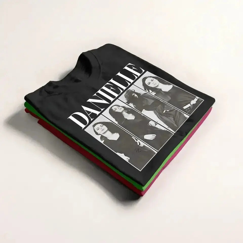 Love Captured in Every Frame - Custom 4-Photo Vintage Shirt, Personalized Gift for Wife, Girlfriend & Mom Dreamship