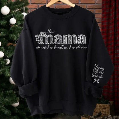 Love Woven in Every Thread - Chinoiserie Coquette Varsity Sweatshirt & Hoodie, Perfect Mother’s Day Gift for Mama