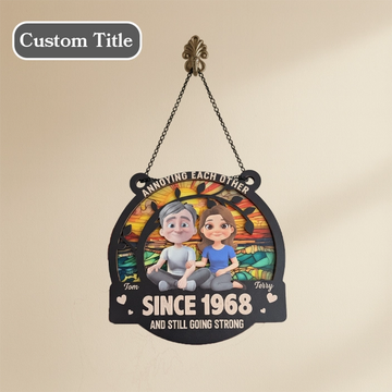 Love You Forever - Personalized Custom Suncatcher