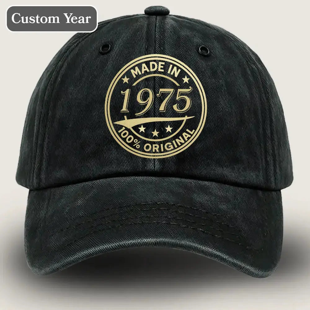 Made in [Year] - Birthday Gifts Denim Cap – Gifts for My Husband Duconspace