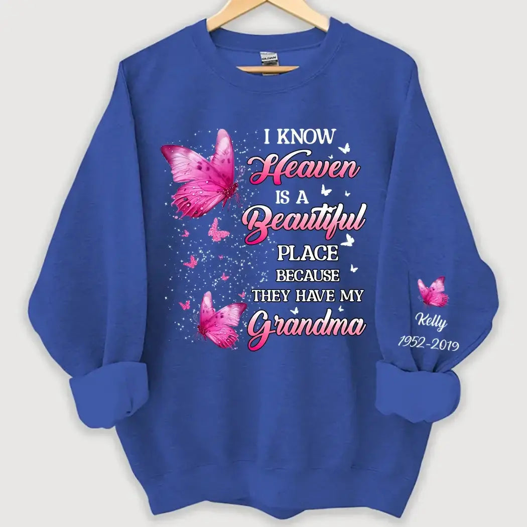 Mom Is My Guardian Angel In Heaven Memorial Day Men Women Sweatshirt Duconspace