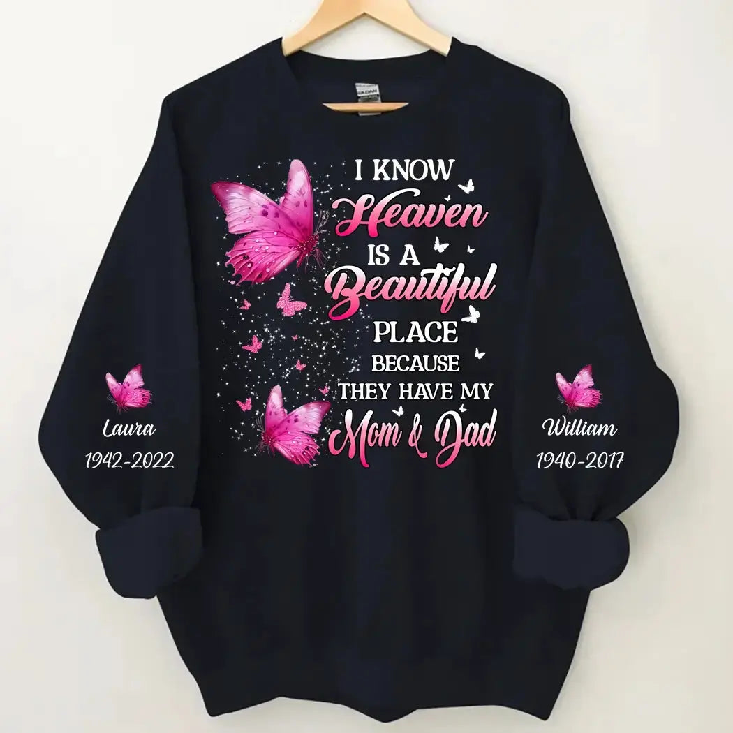 Mom Is My Guardian Angel In Heaven Memorial Day Men Women Sweatshirt Duconspace