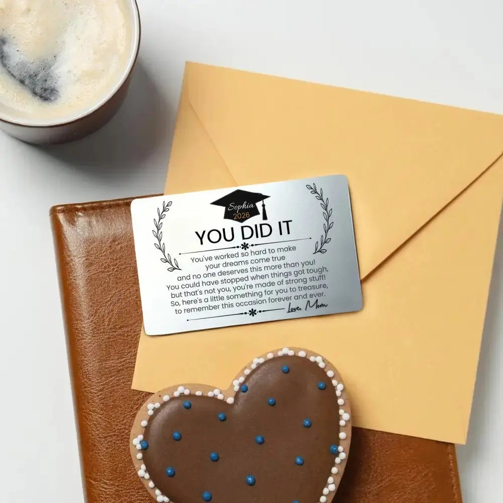 Mom’s Advice on Wallet Card - Personalized Gift for Him, Her Duconspace