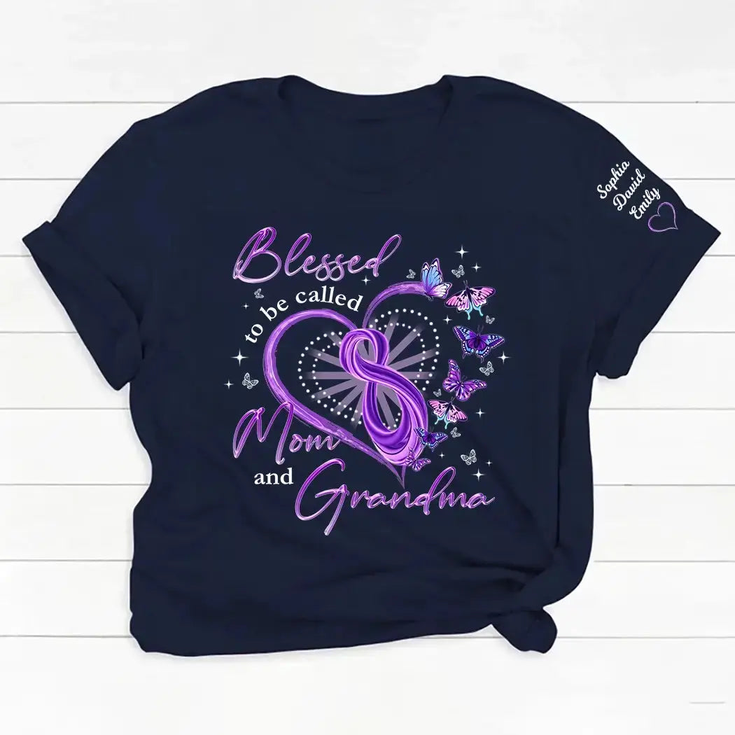 Mother Day Gift - Blessed to Be Called MoM and Nana Butterfly Shirt Duconspace
