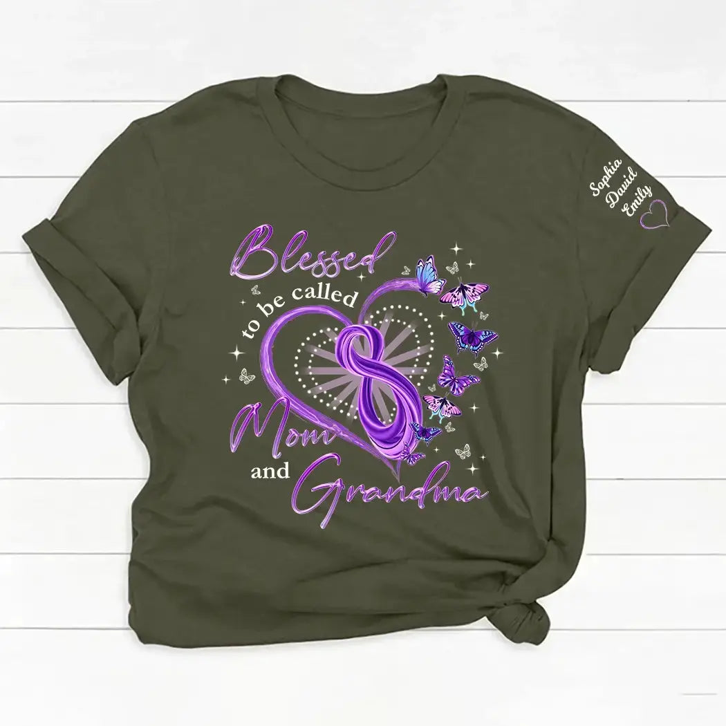 Mother Day Gift - Blessed to Be Called MoM and Nana Butterfly Shirt Duconspace