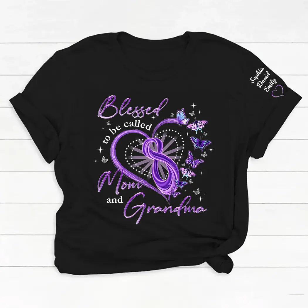 Mother Day Gift - Blessed to Be Called MoM and Nana Butterfly Shirt Duconspace