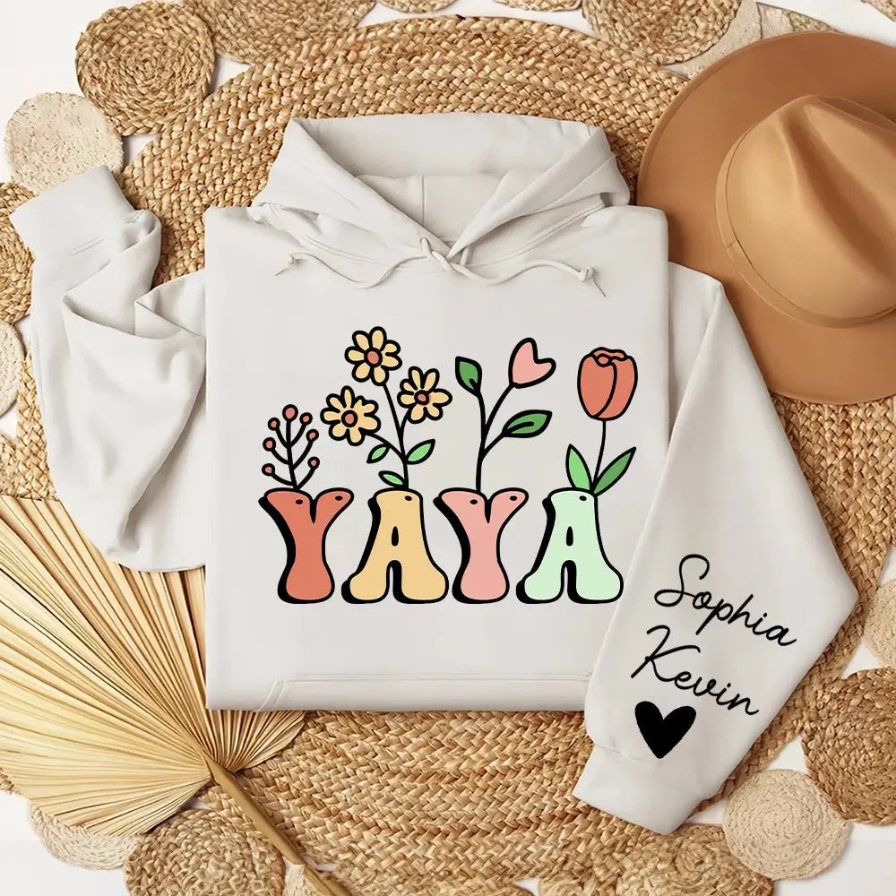 Nanny Garden - Personalized Sweatshirt Gift for Grandma Duconspace