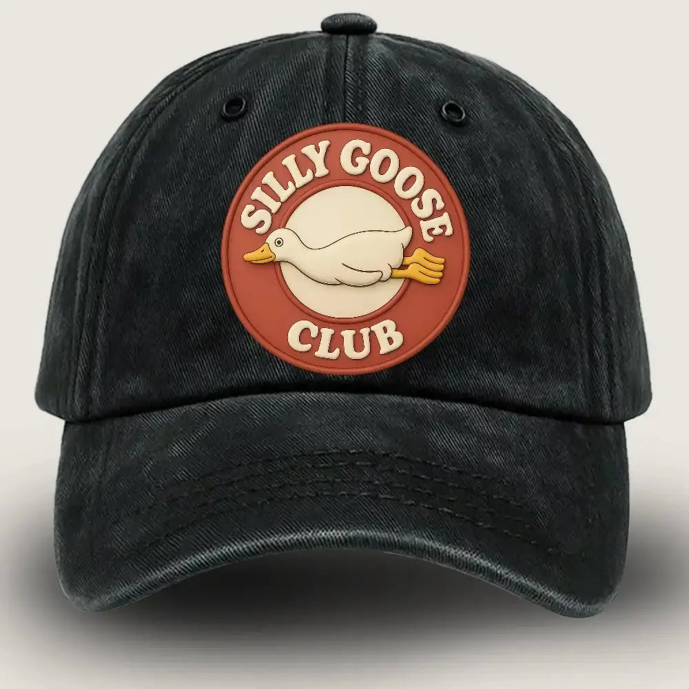 [New!] Silly Goose “On The Loose” Washed Custom Dad Cap #1 Duconspace