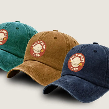 [New!] Silly Goose “On The Loose” Washed Custom Dad Cap #1