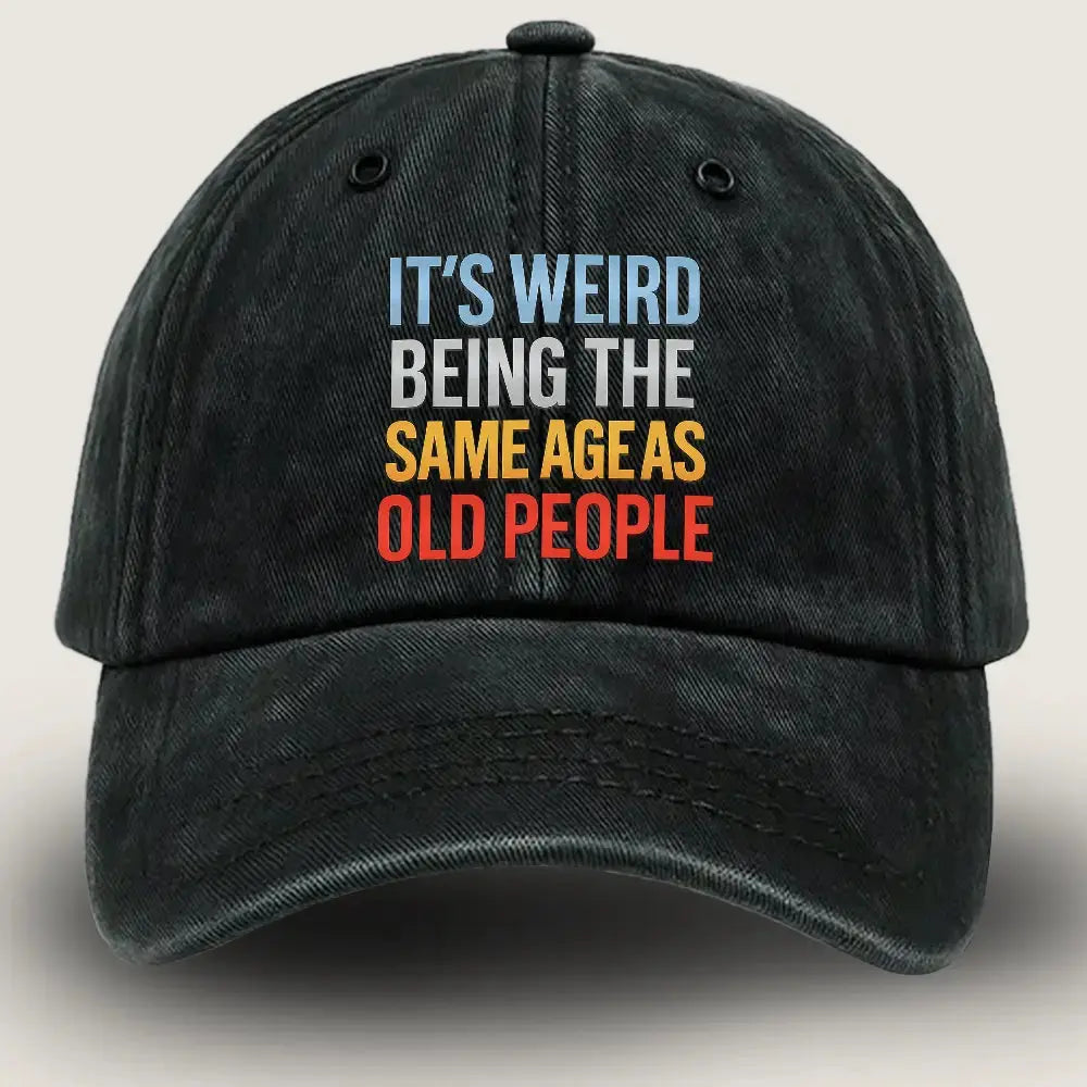 Old People Hat - Retro Baseball Hats - Vintage Baseball Cap Duconspace