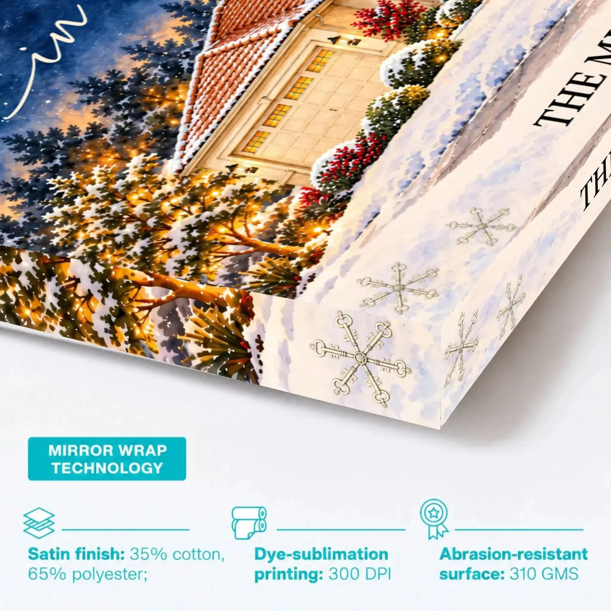 Our First Christmas In This Home Custom House Canvas Duconspace