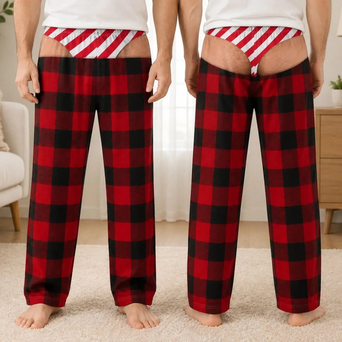 Pajama Pant Funny Christmas Personalized Holiday Gift Duconspace