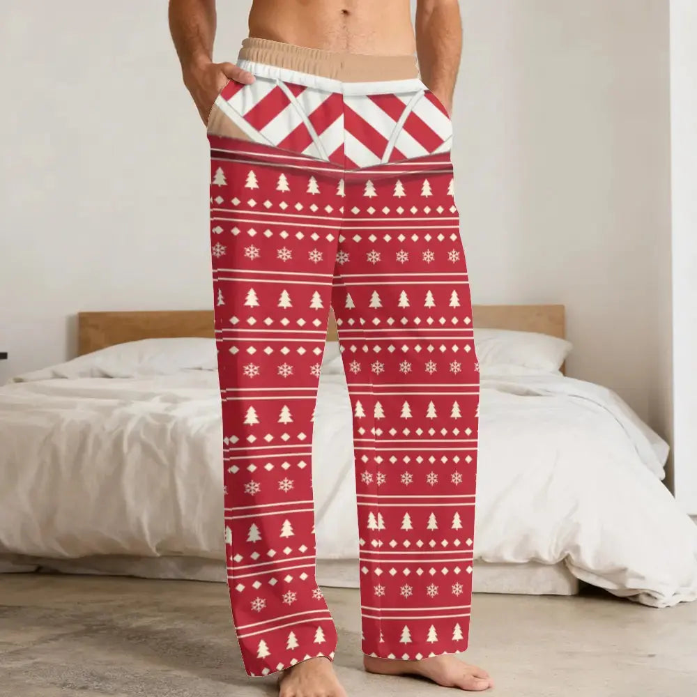 Pajama Pant Personalized Christmas Holiday Edition Gift Duconspace