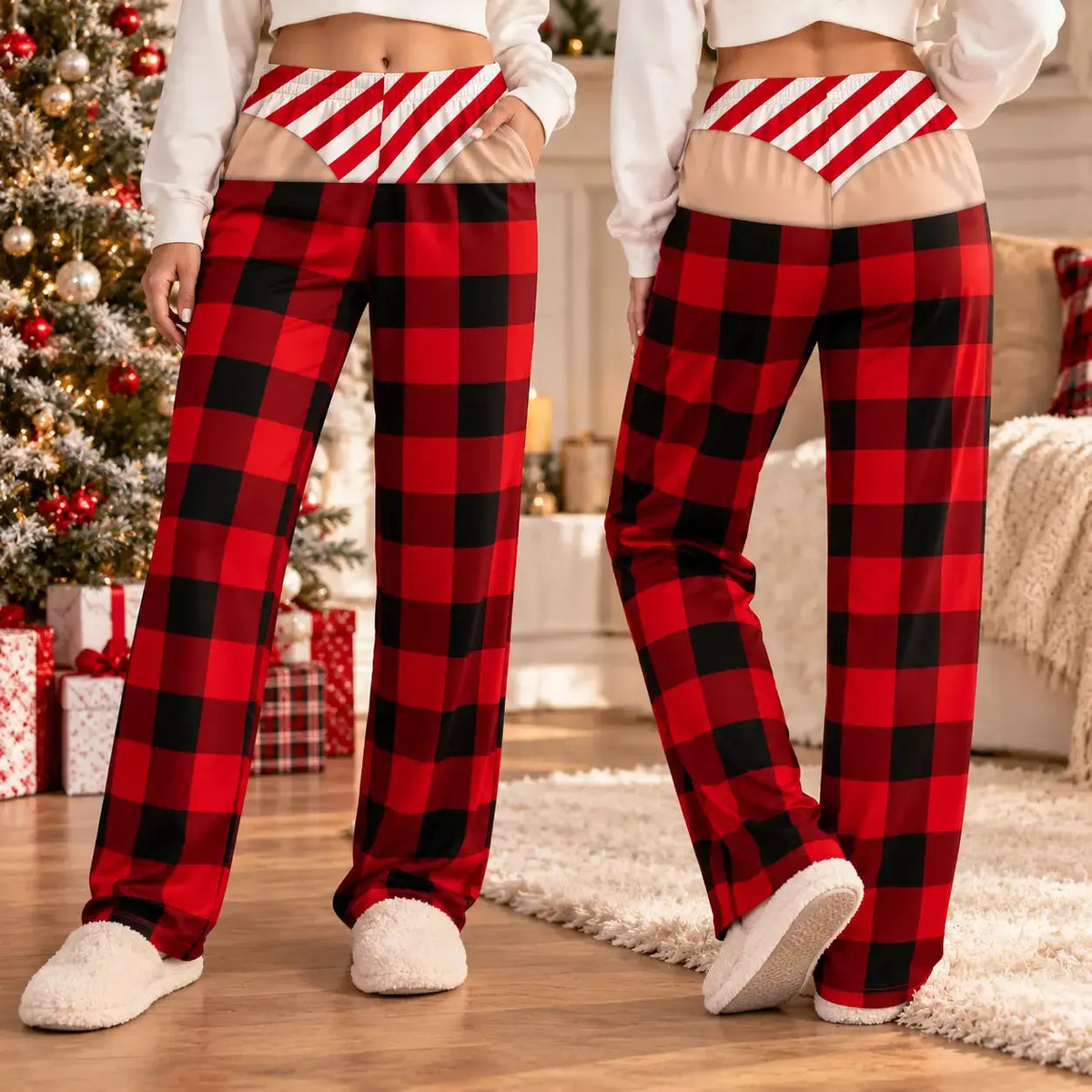 Pajama Pant Personalized Christmas Holiday Edition Gift Duconspace