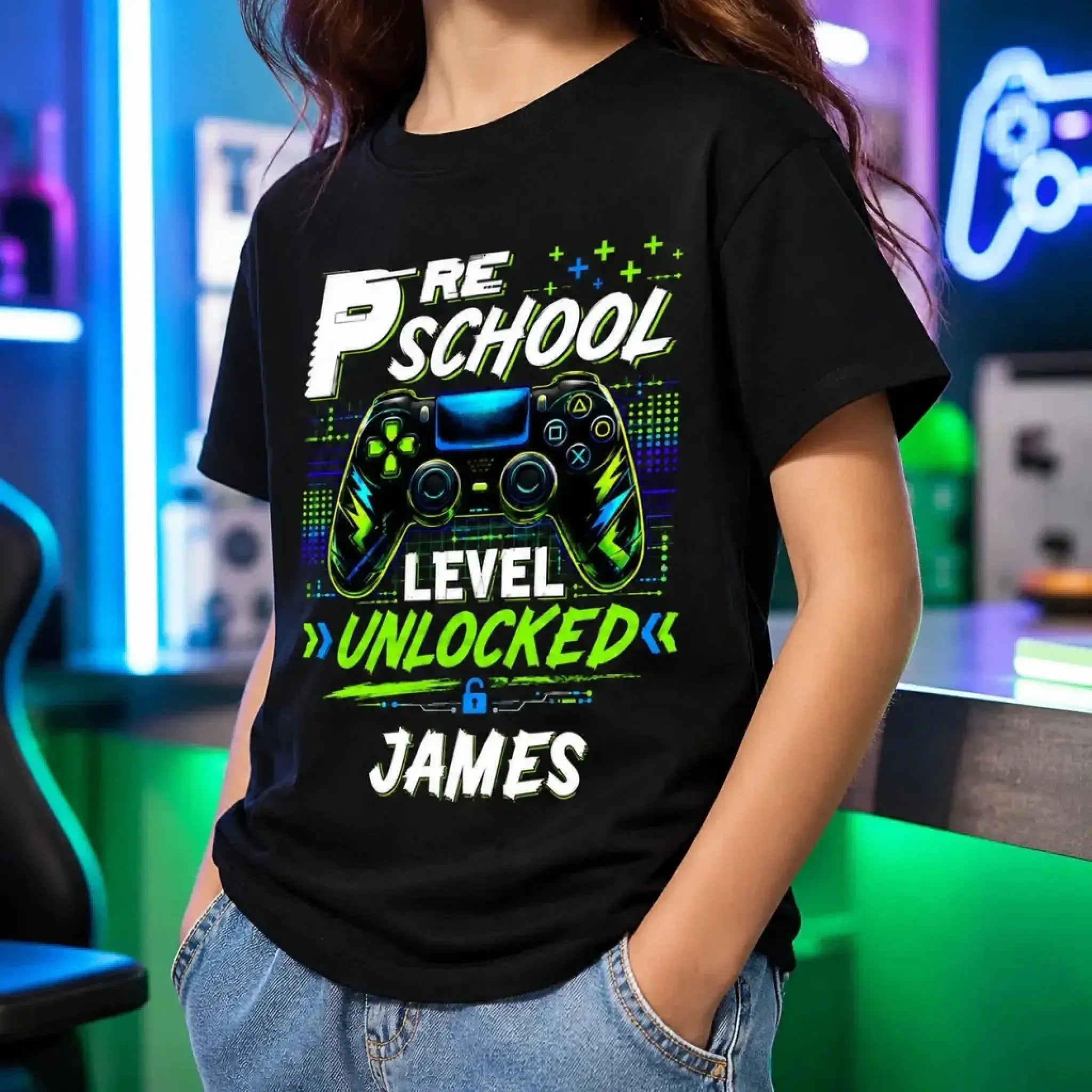 Personalized Back To School Video Game Shirt For Kids