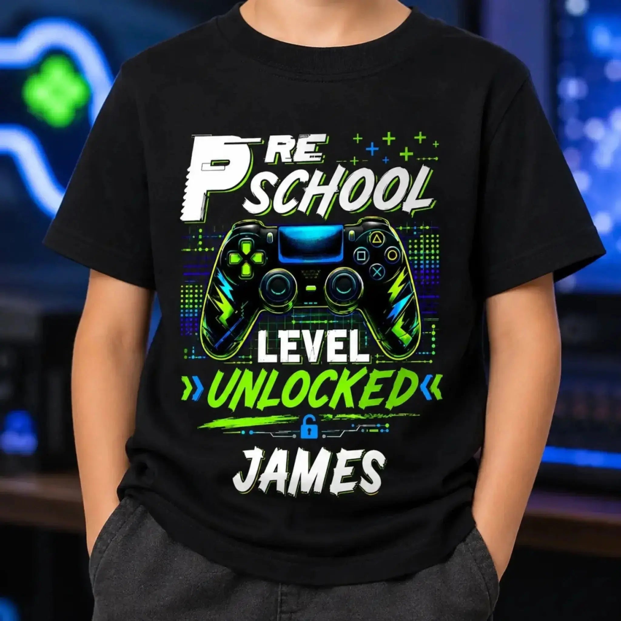 Personalized Back To School Video Game Shirt For Kids
