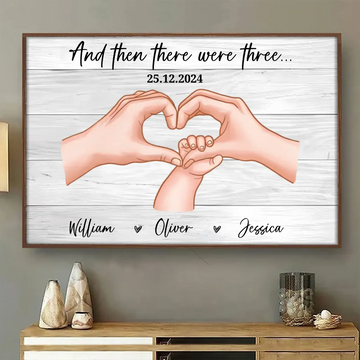 Personalized Family Hands Poster