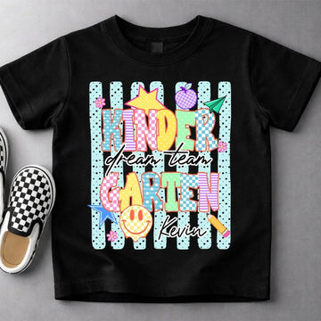 Personalized Grade Level Back To School Kid Shirt