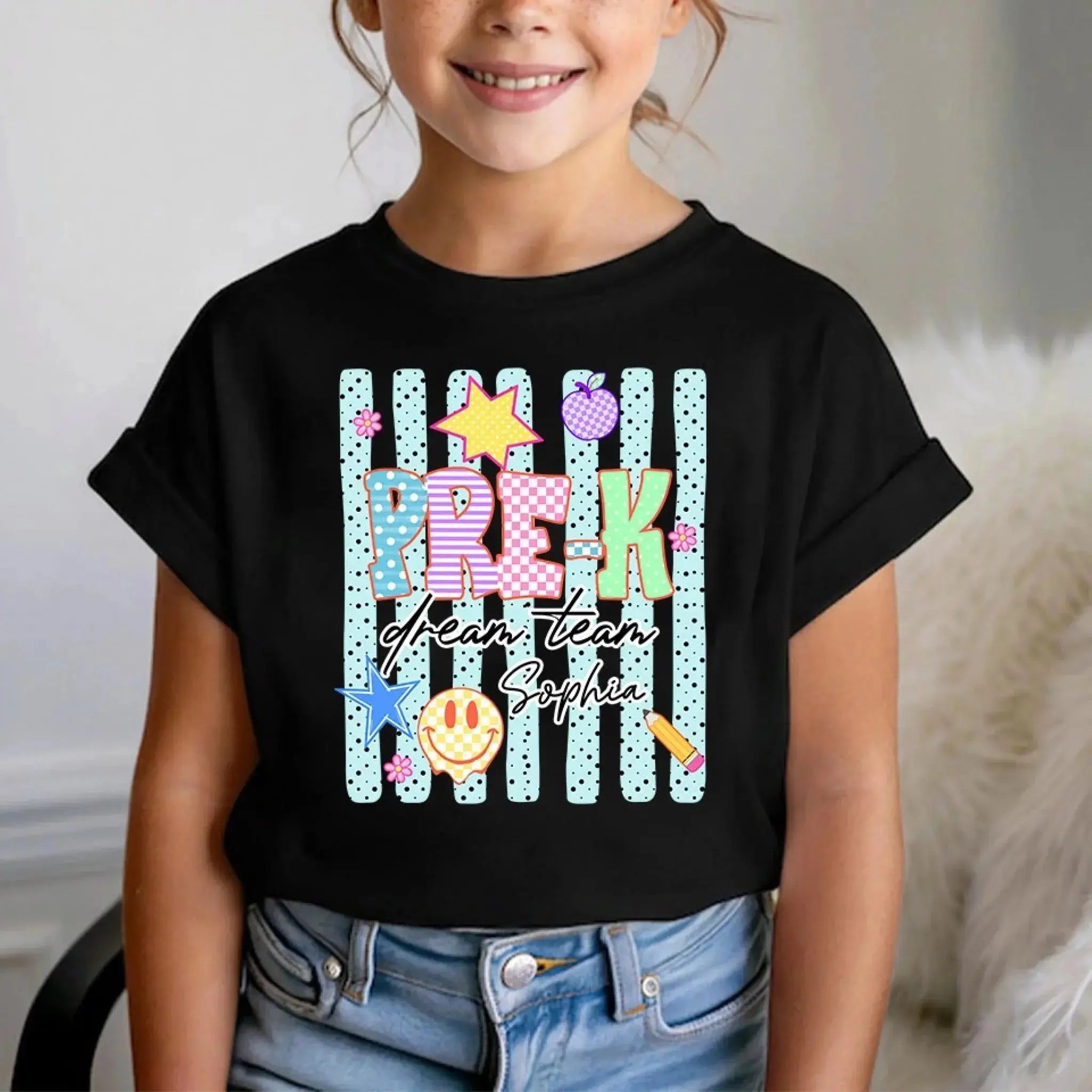 Personalized Grade Level Back To School Kid Shirt