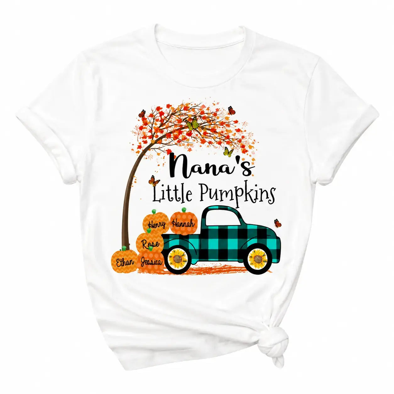 Personalized Nanas Little Pumpkins Autumn Apparel Gift