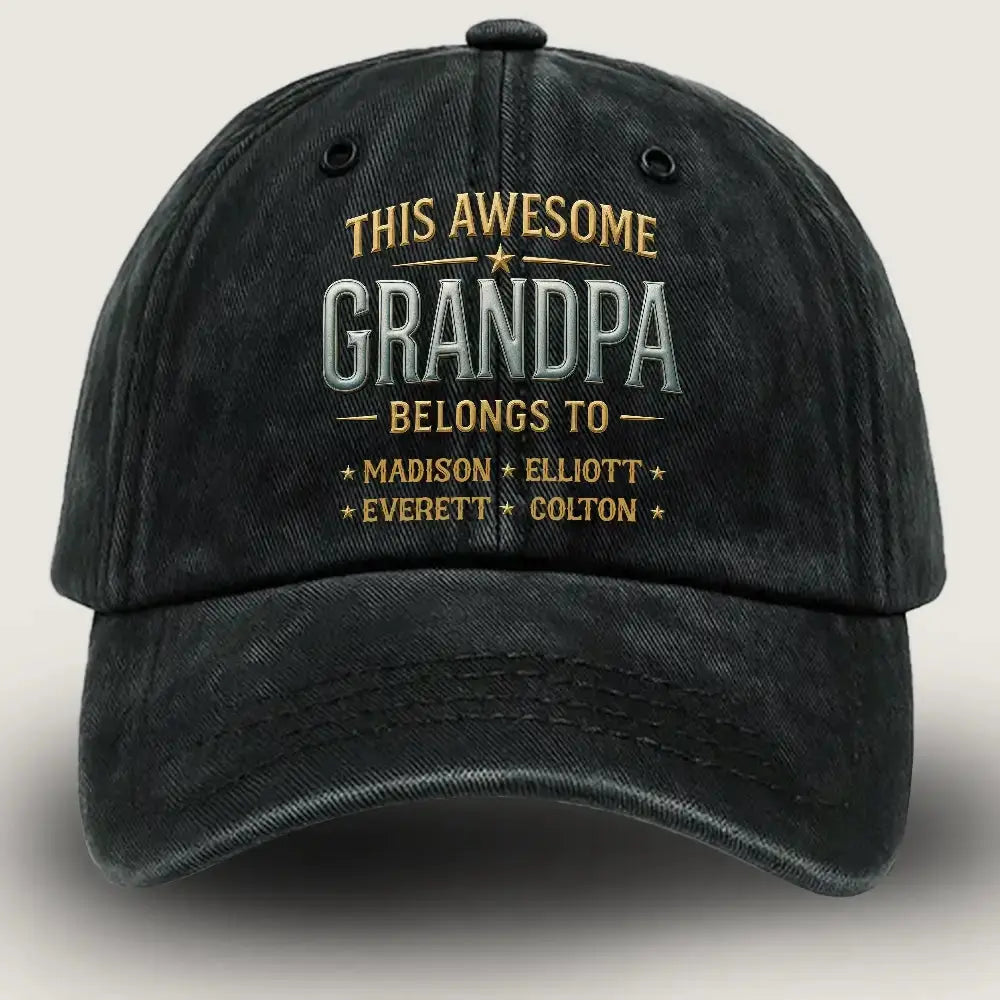 Personalized Christmas Gifts for Grandparents, Grandpa Hat Duconspace