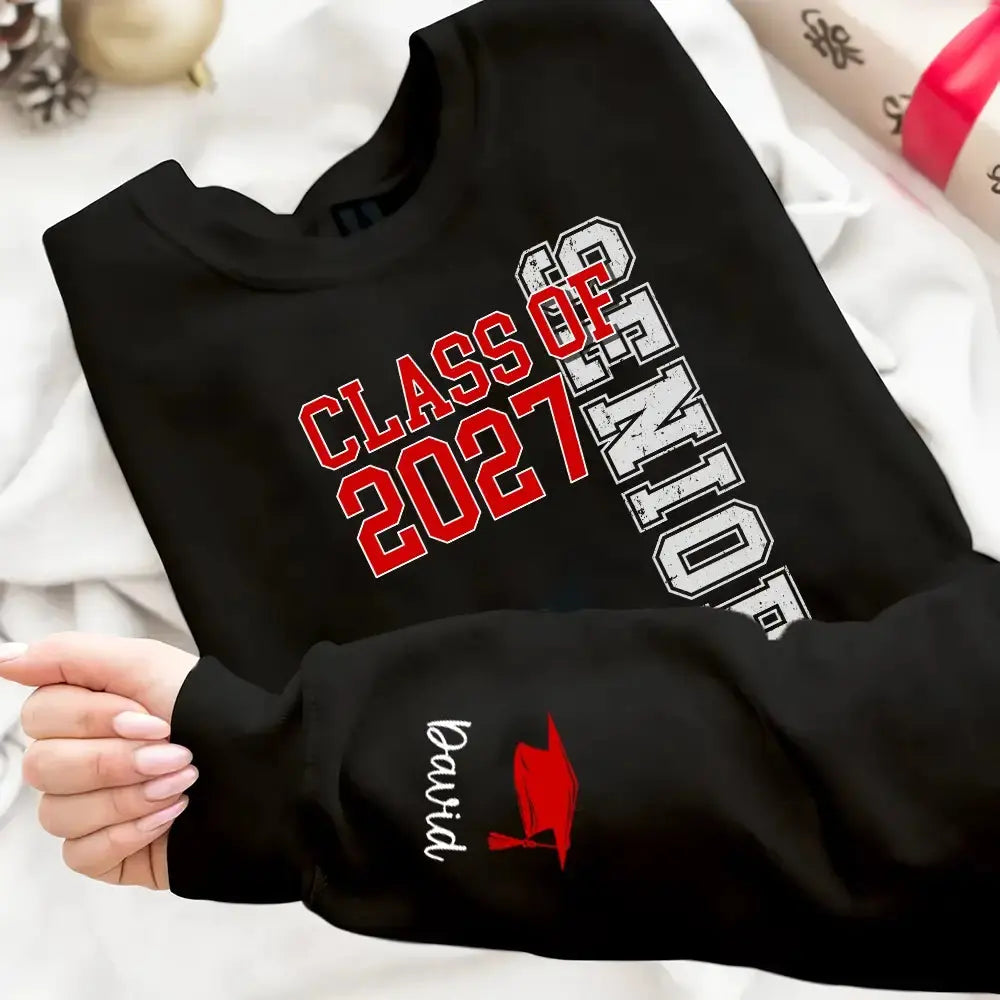 Personalized Class of 2027 Senior Graduation Shirt