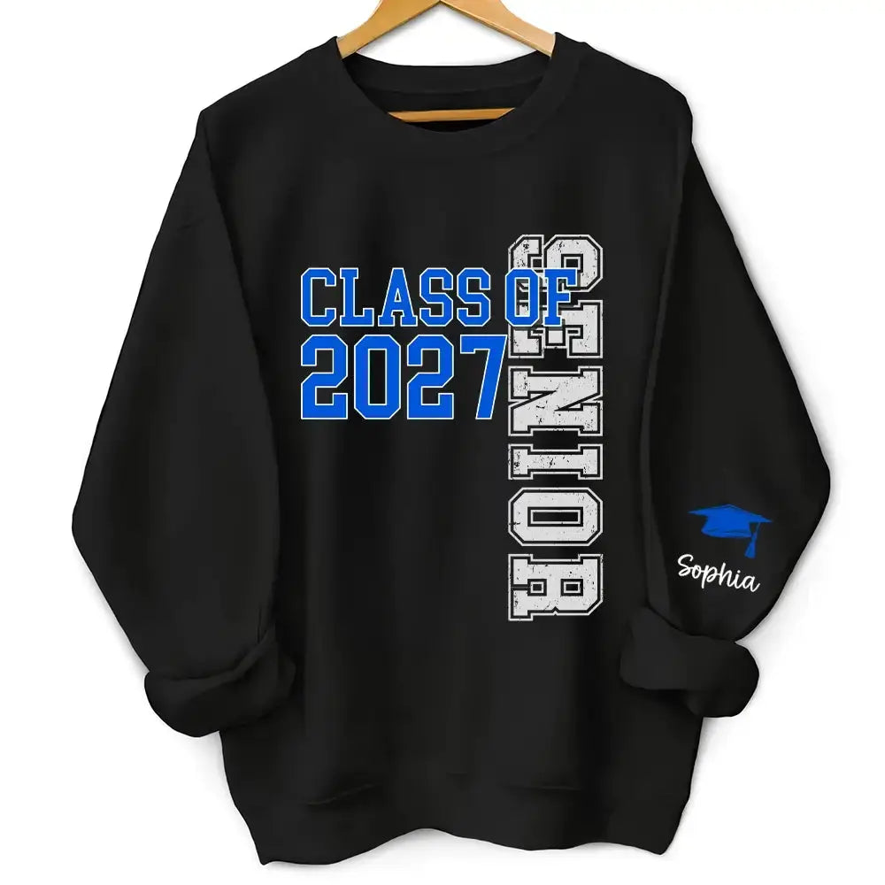 Personalized Class of 2027 Senior Graduation Shirt