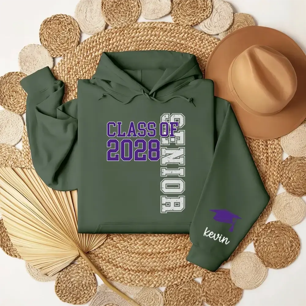 Personalized Class of 2027 Senior Graduation Shirt