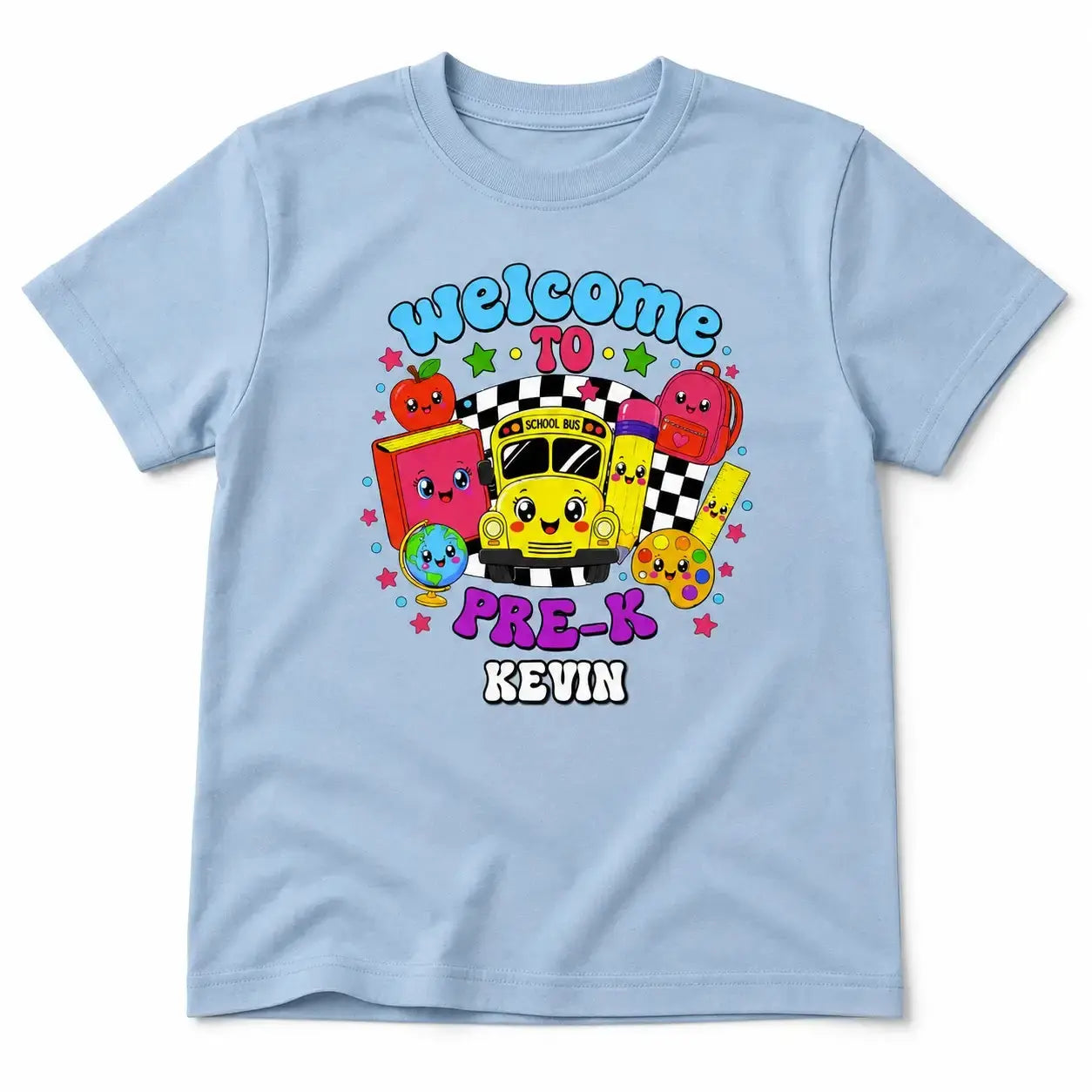 Personalized First Grade Back to School Kids Shirt Duconspace