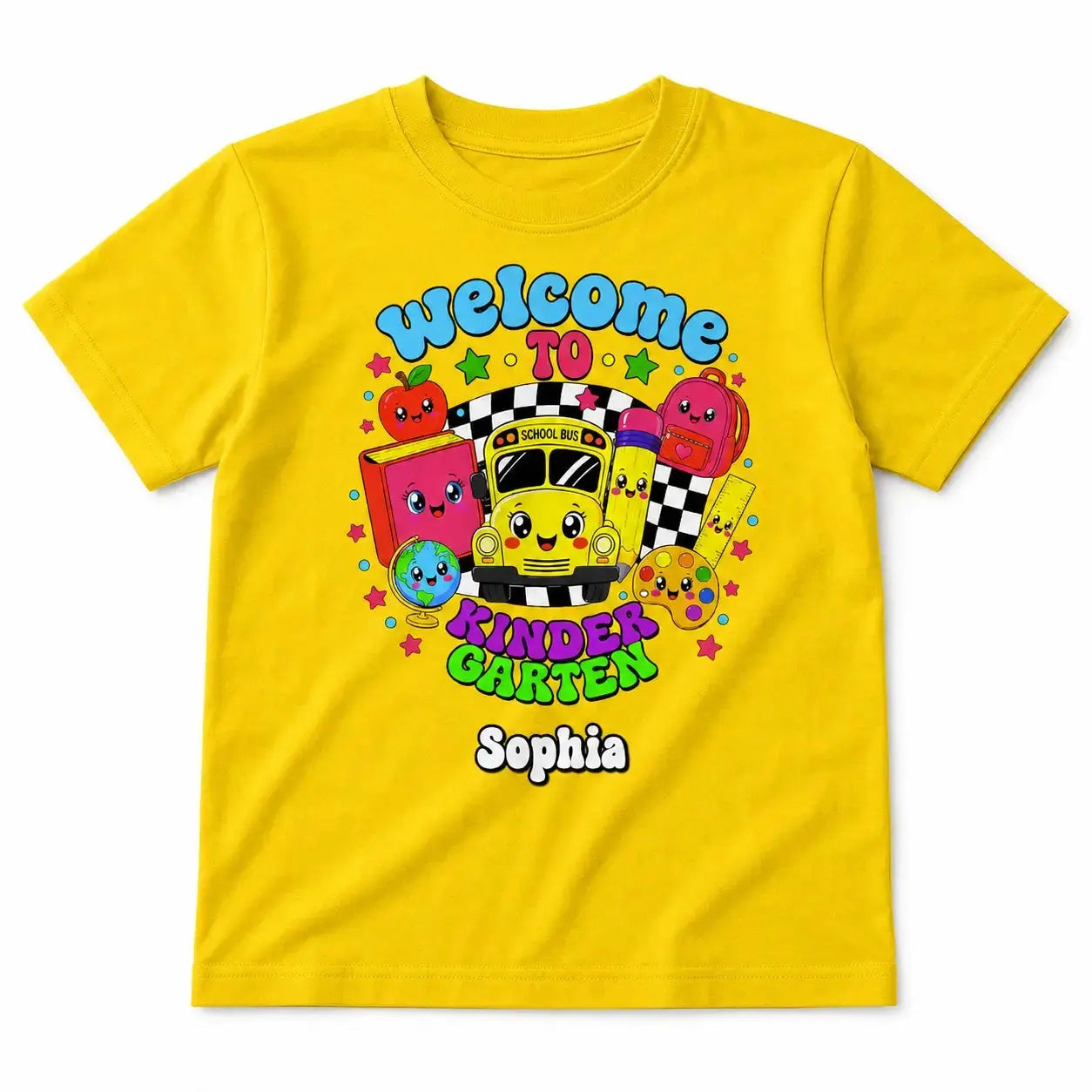 Personalized First Grade Back to School Kids Shirt Duconspace