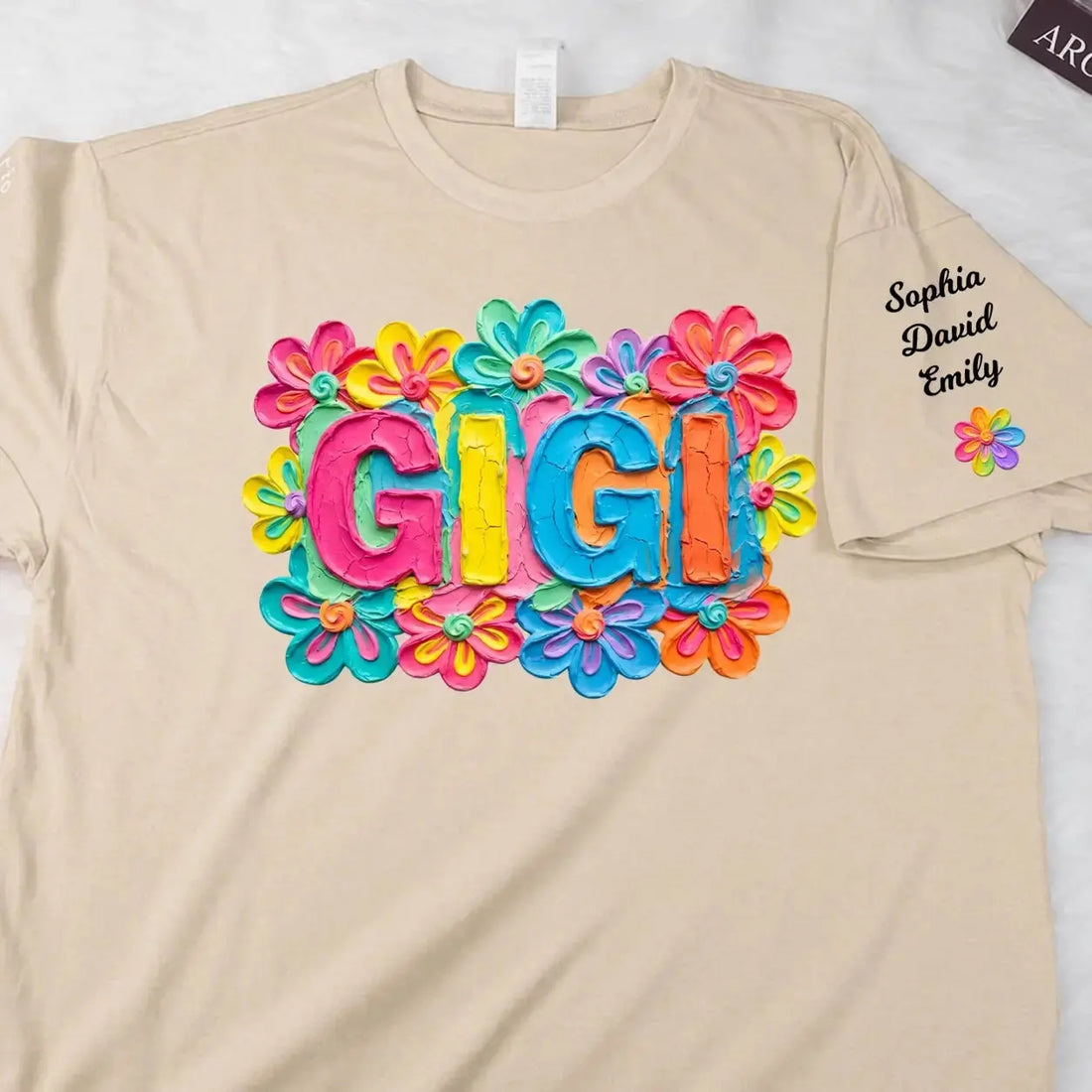 Personalized Gigi Shirt - Custom Kids Names Floral Gift Tee Duconspace