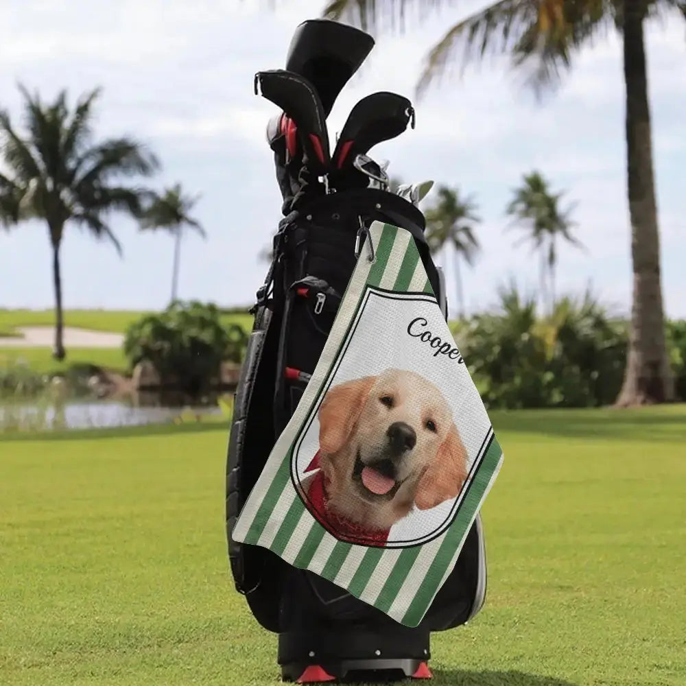 Personalized Golf Towel Custom Golfer Gift Duconspace