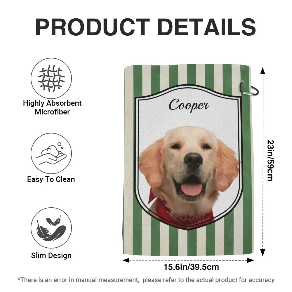 Personalized Golf Towel Custom Golfer Gift Duconspace