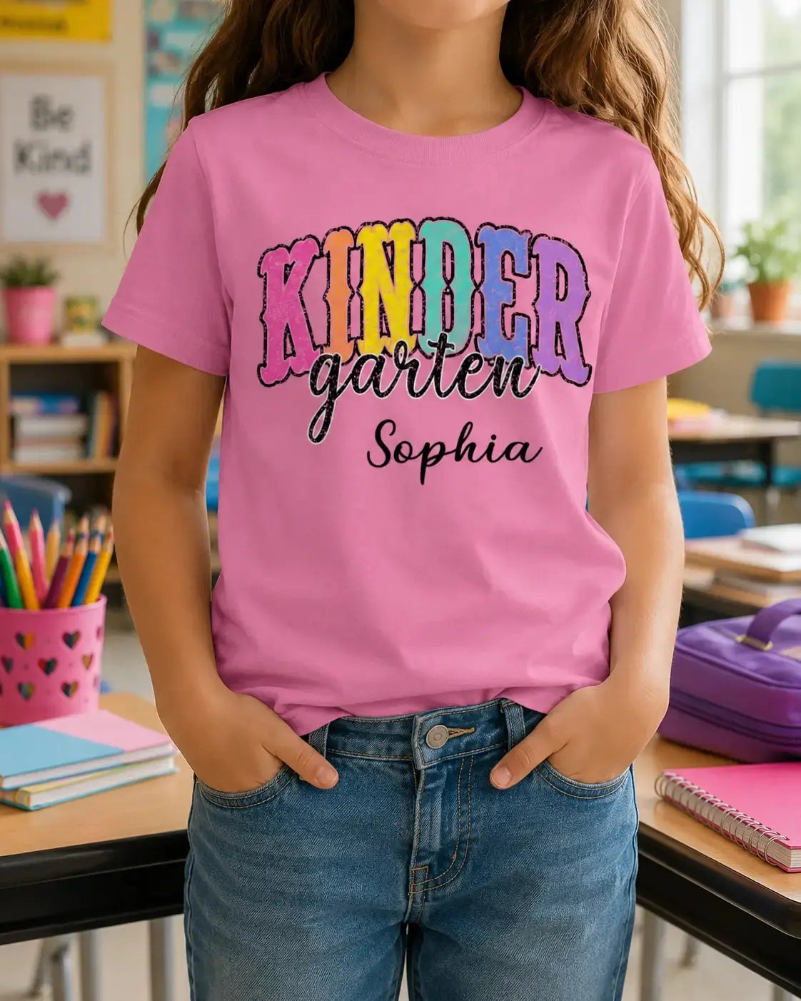 Personalized Grade Level Back to School Kids Shirt