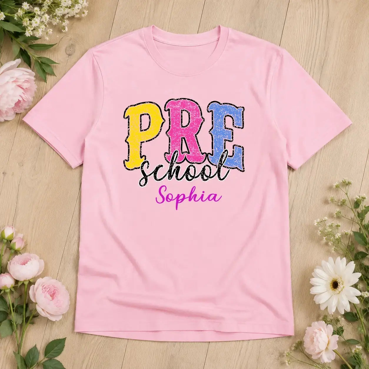 Personalized Grade Level Back to School Kids Shirt