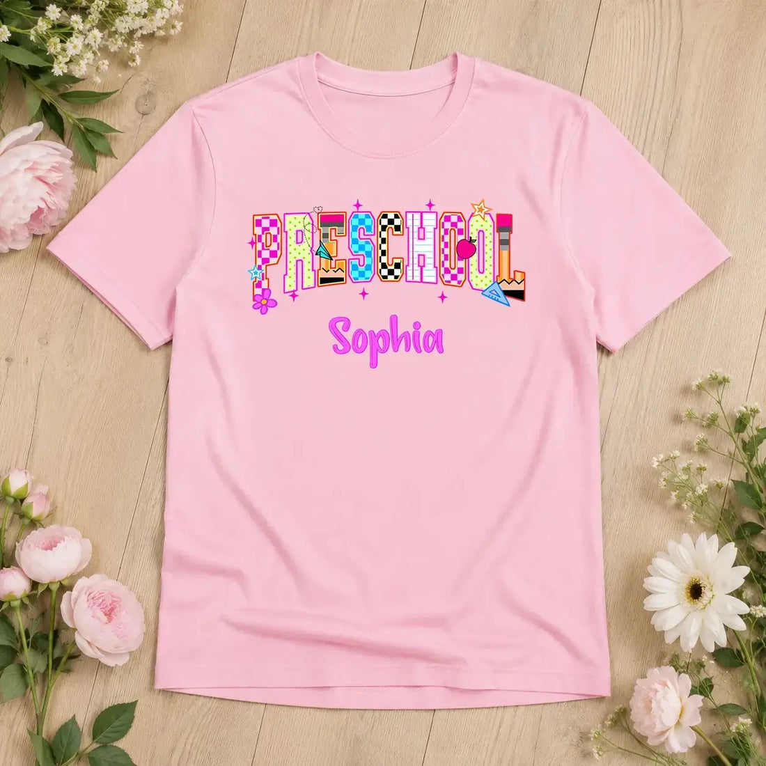 Personalized Grade Level Shirt for Kids, Back to School Tee