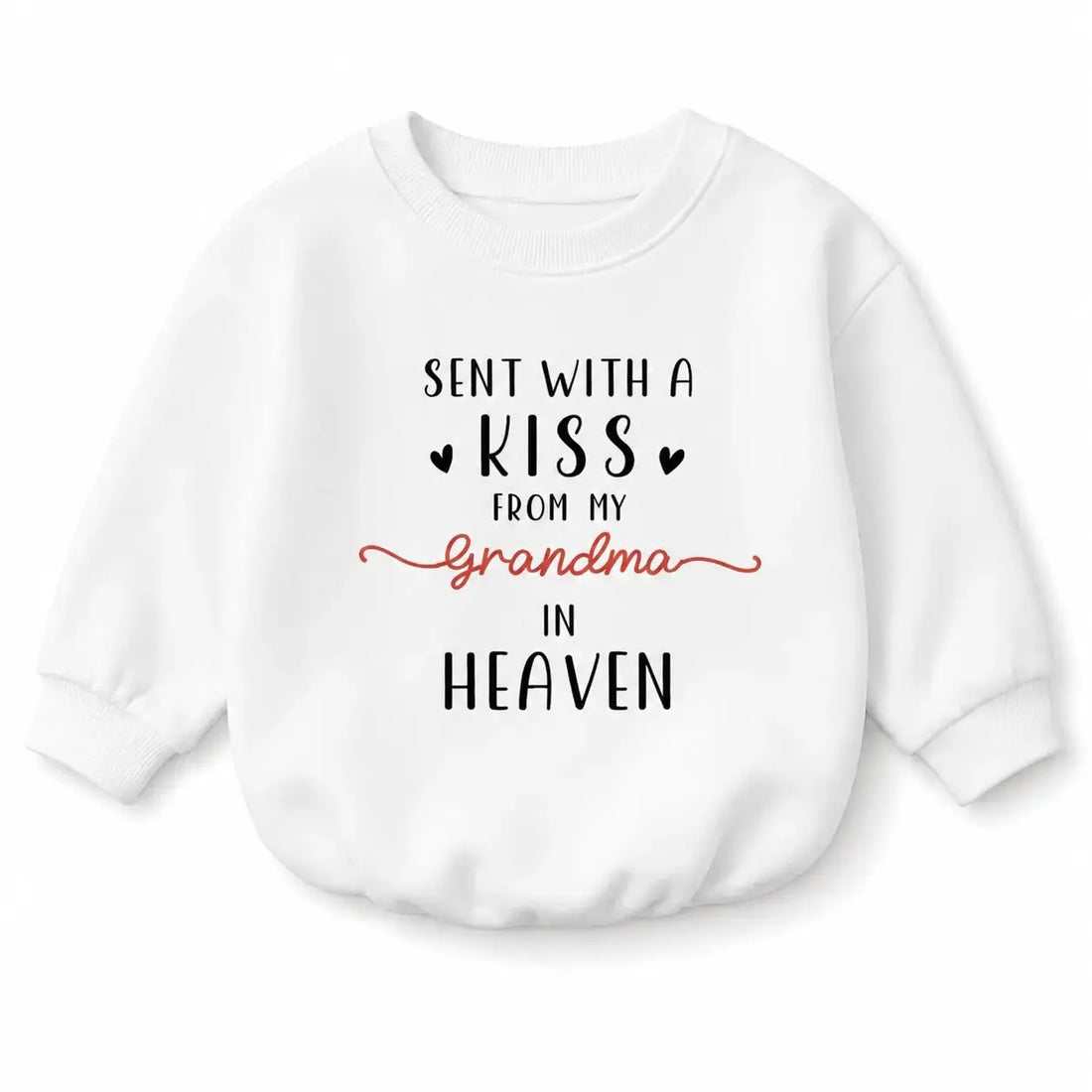 Personalized Grandma Custom Baby Romper Sweatshirt Duconspace