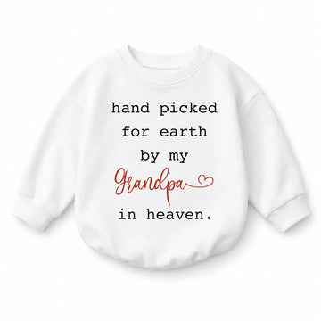 Personalized Grandpa Custom Baby Romper Sweatshirt