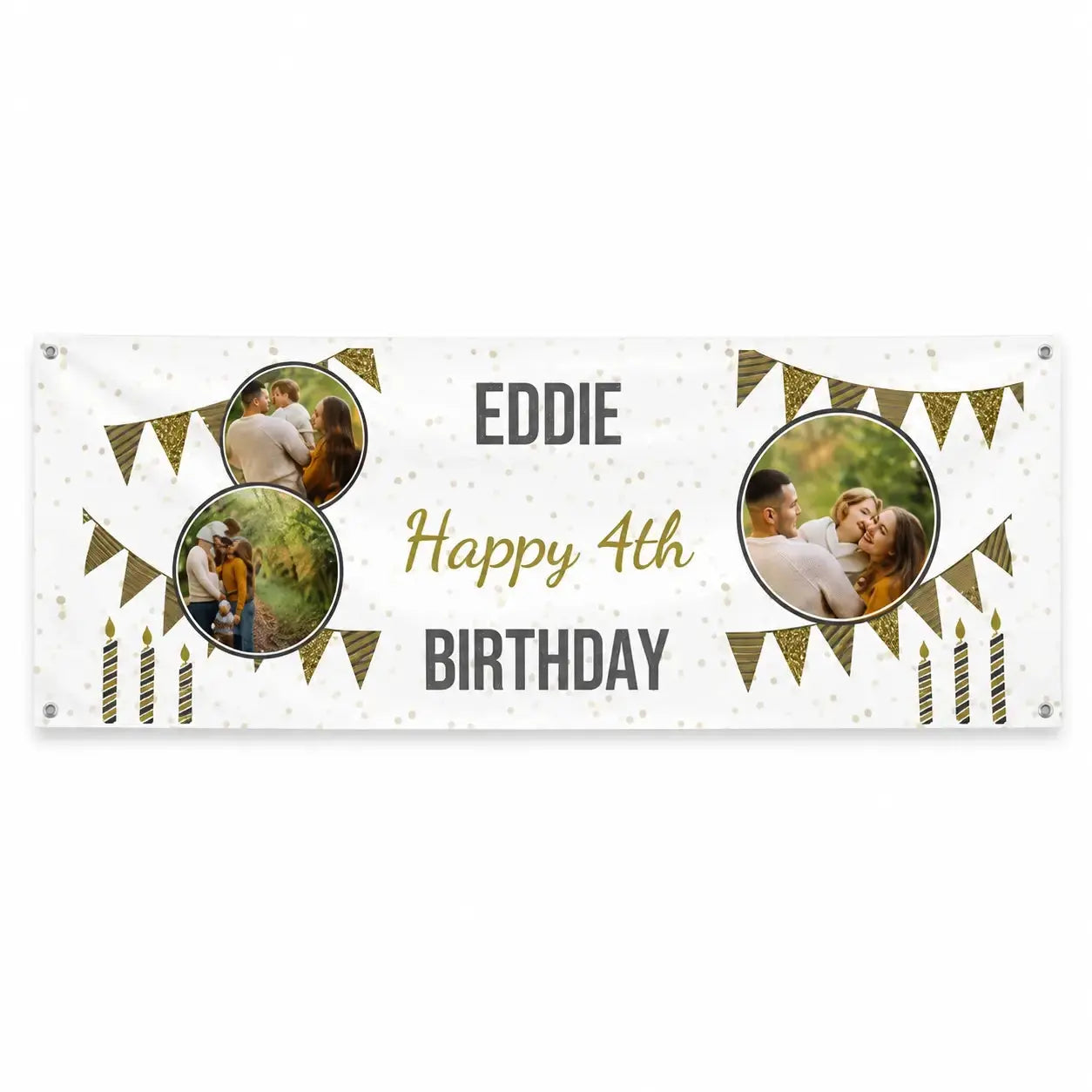 Personalized Milestone Birthday Banner Duconspace