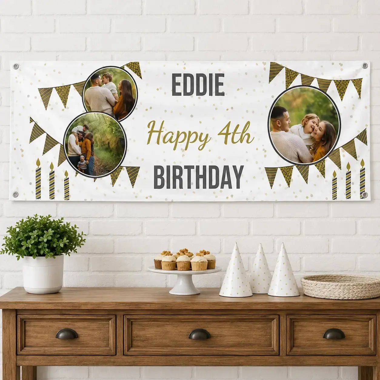 Personalized Milestone Birthday Banner Duconspace