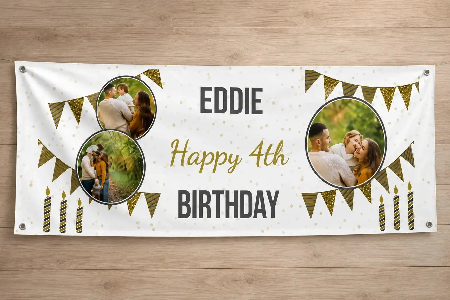 Personalized Milestone Birthday Banner Duconspace