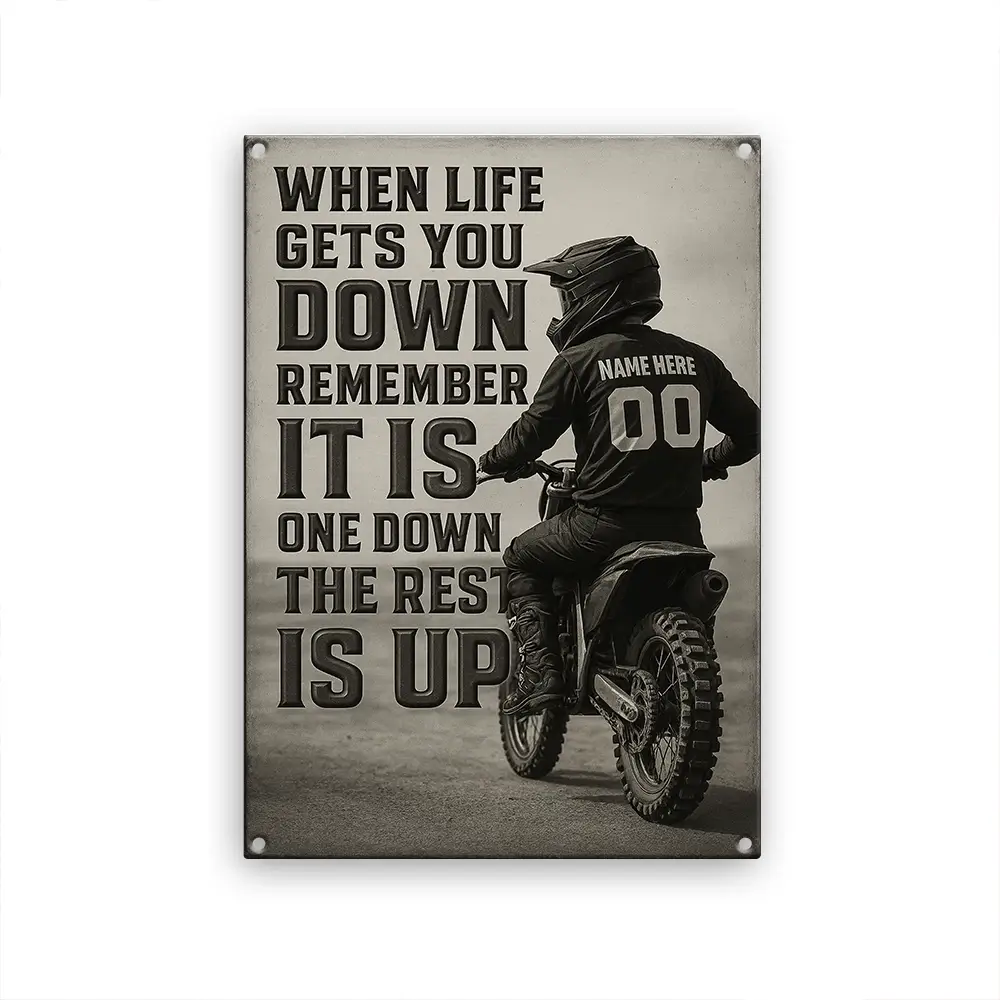 Custom Motocross Life Metal Sign - Gift For Racing Lovers
